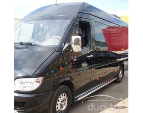Хром накладки на зеркала (abs) для Sprinter W901